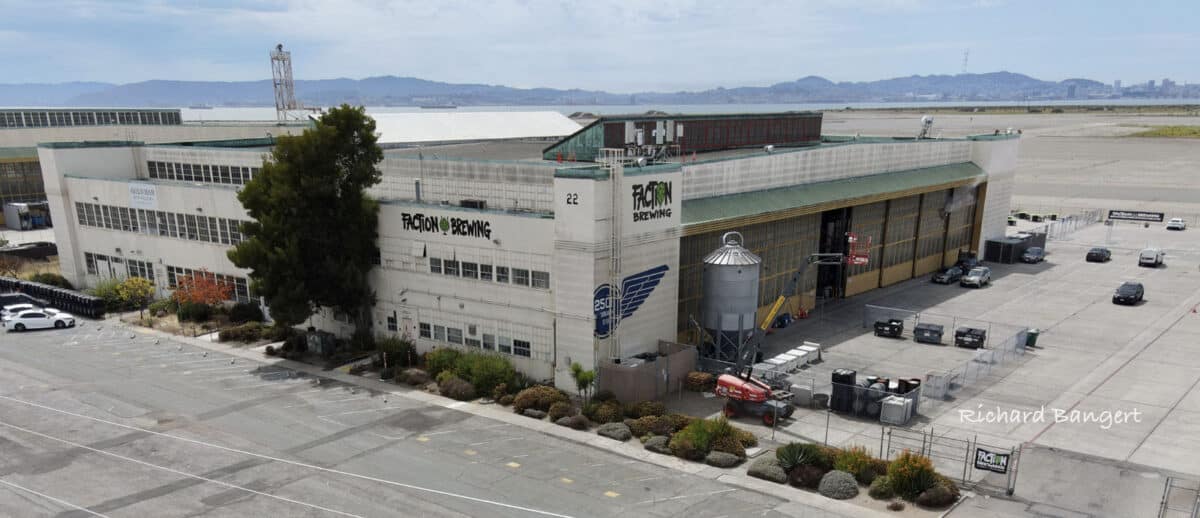 Alameda Post - The Alameda Point hangar where Faction Brewing is.