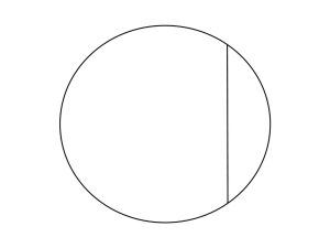 Alameda Post - A circle with a line through it.