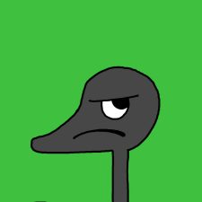 Alameda Post - Goose from Two Birds from Alameda frowns