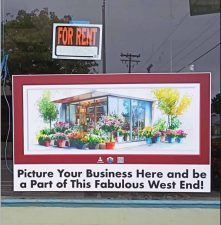 Alameda Post - A photo of a storefront for rent.