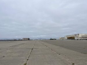 Alameda Post -A large expanse of runway at Alameda Point.