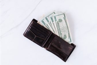 Alameda Post - a wallet with cash inside