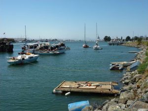 Alameda Post - Oakland and Alameda Estuary before cleanup