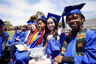 Alameda Post - Saint Joseph Notre Dame High School Class of 2023 Graduates in their garb on graduation day