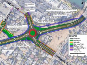 Alameda Post - a proposed roundabout for the Clement Avenue/Tilden Way Project.