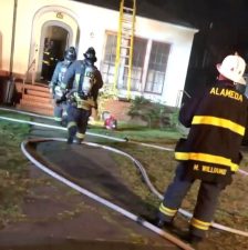 Alameda Post - AFD response to Clinton Ave fire