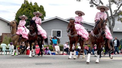 Alameda Post - costumed horseback riders at the July Fourth Parade