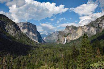 Alameda Post - Today's California Treasure: Yosemite National Park in Spring - The iconic view of Yosemite Valley from the Tunnel View overlook. Photo Steve Gorman.